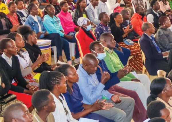Congregation seated at deliverance church kitengela