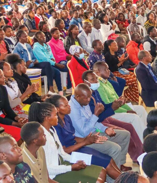 Congregation seated at deliverance church kitengela