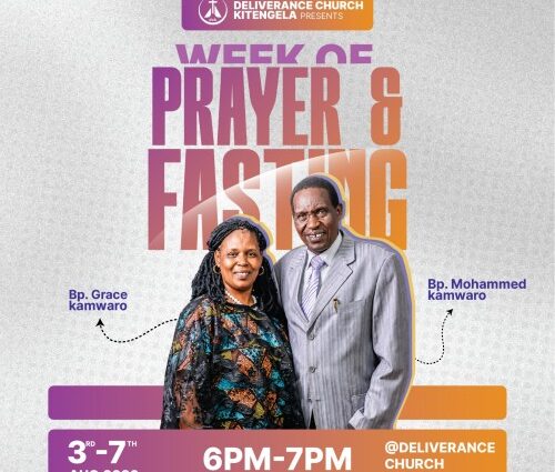 Week of Prayer and Fasting: August Edition